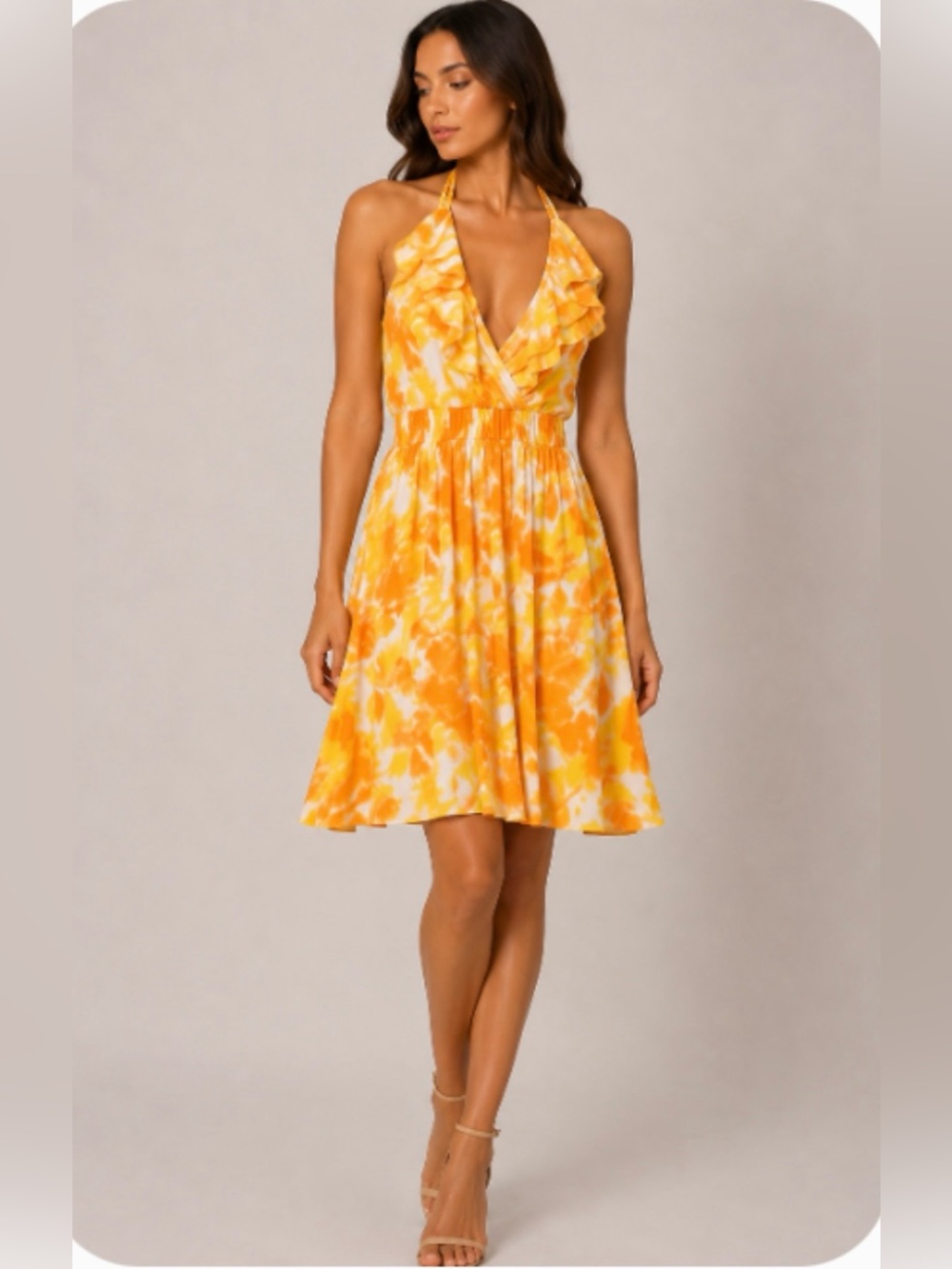 Calvin Klein Halter Mini Dress